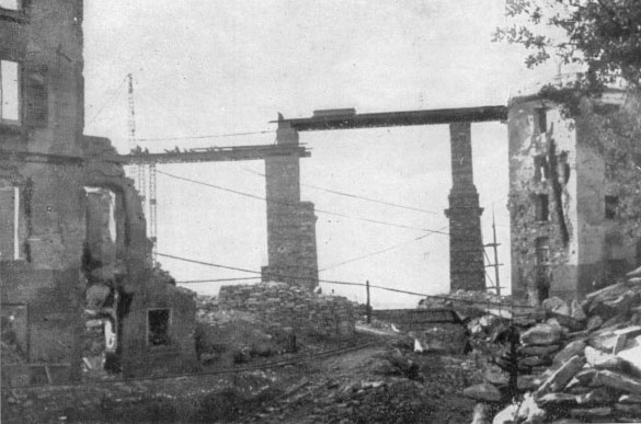 Zoagli 1945 -  dopo il bombardamento