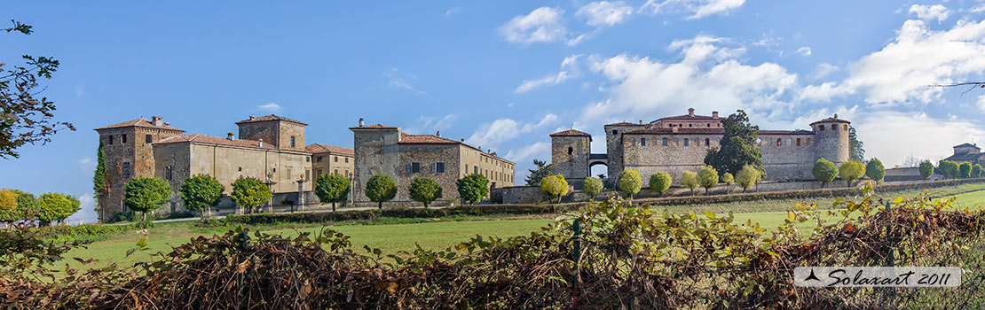 Rocca e castello Anguissola Scotti visti da Agazzano