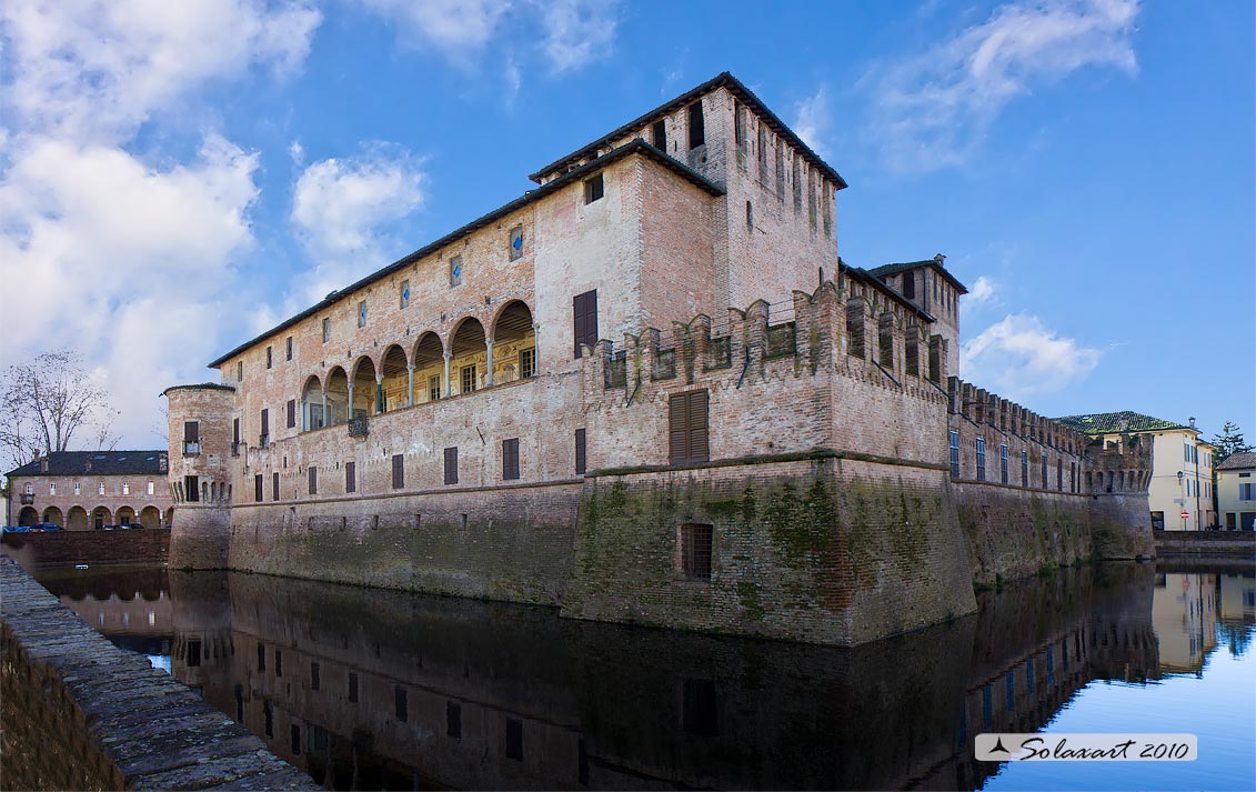 La rocca Sanvitale, nota anche come castello di Fontanellato