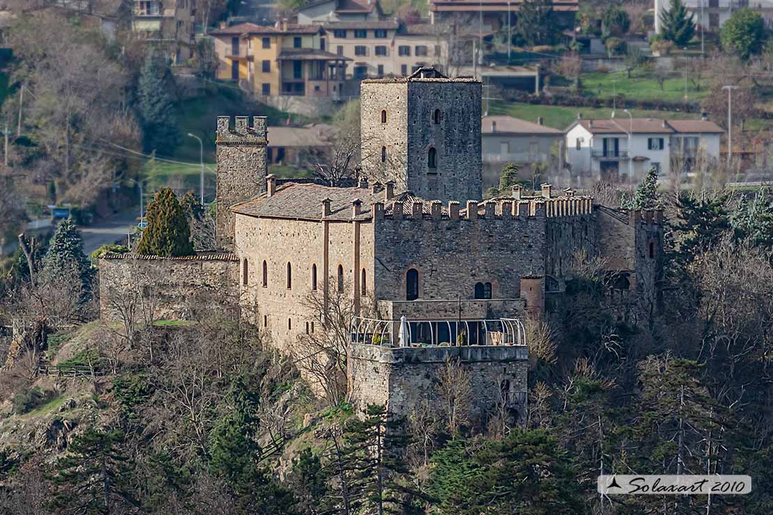 castello di Gropparello Val Vezzeno. secolo VIII 