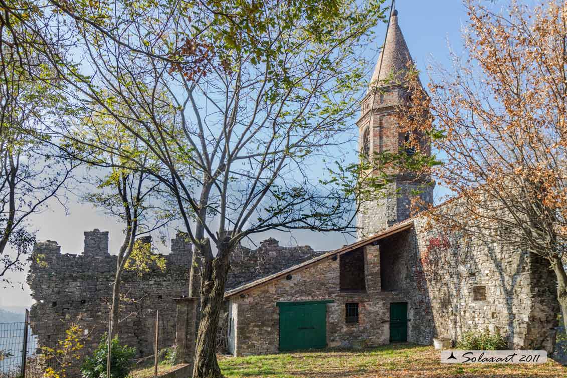 Rovine del castello di Montecanino