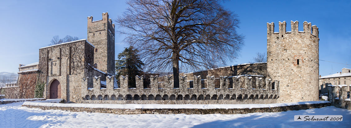 castello di Riva sotto la neve - lato Est