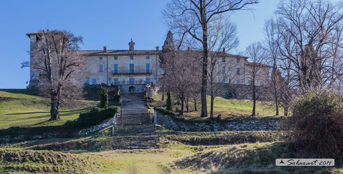 Villa Castello Durini: visione d'insieme del lato Ovest
