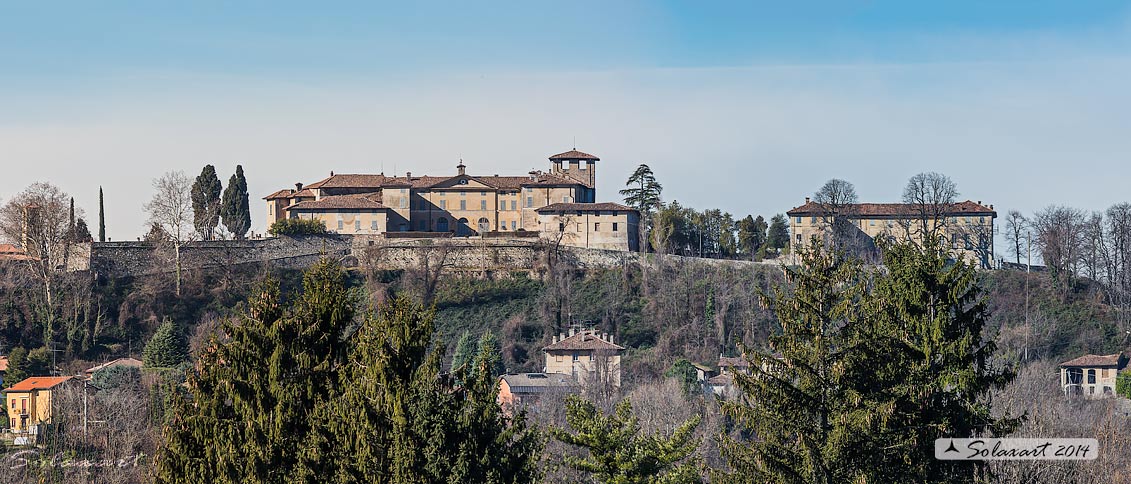 Villa Castello Durini: visione d'insieme del lato Est