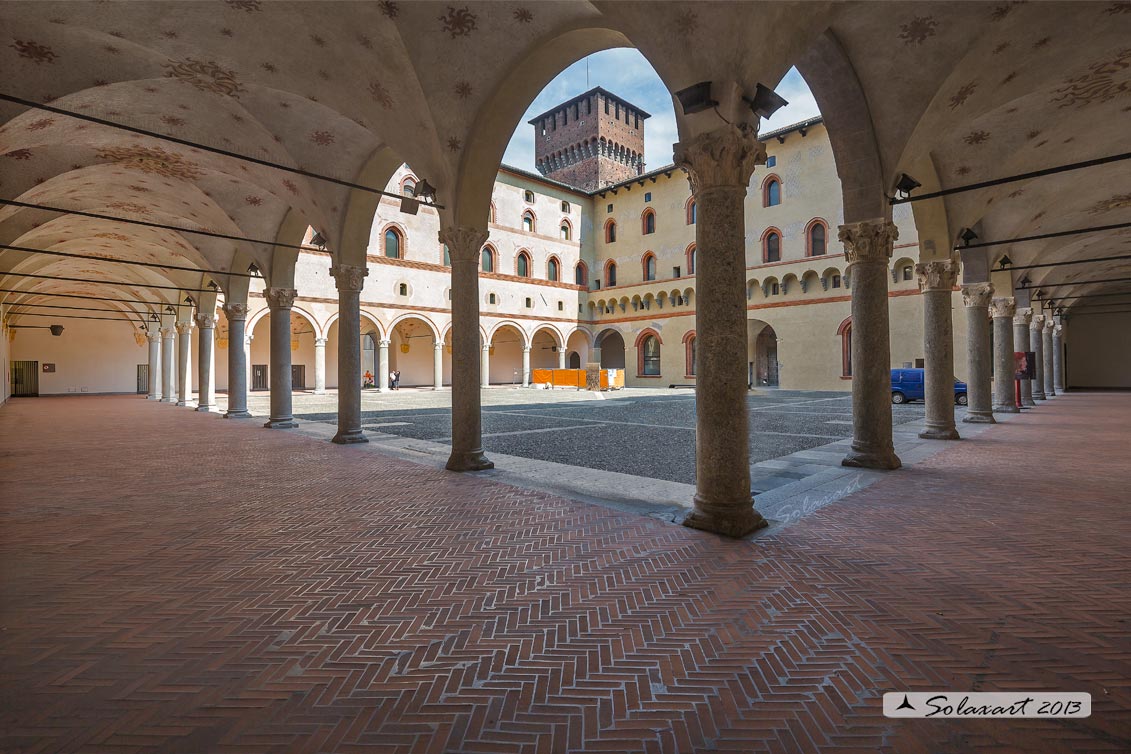 Milano - Castello Sforzesco - Corile della Rocchetta