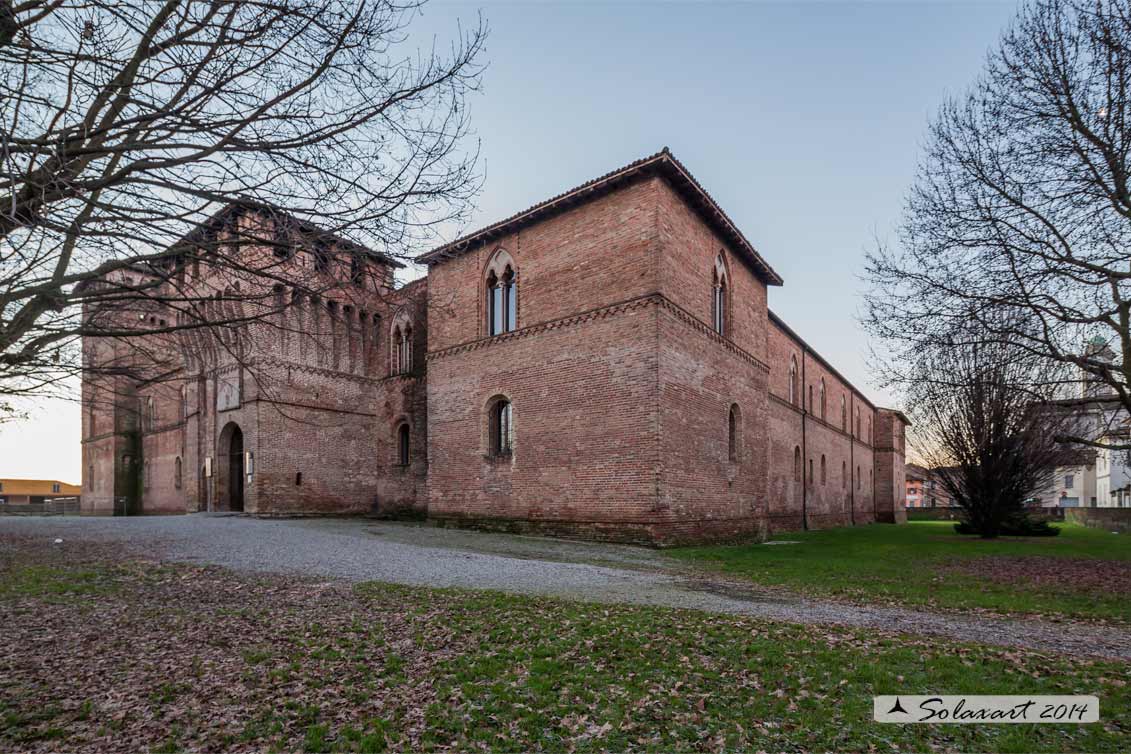 Pandino: il castello all prime luci dell'alba