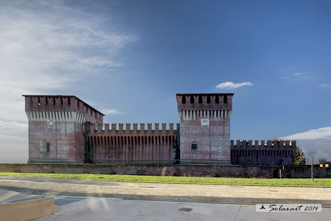 La rocca di Soncino - il la to Nord della Rocca