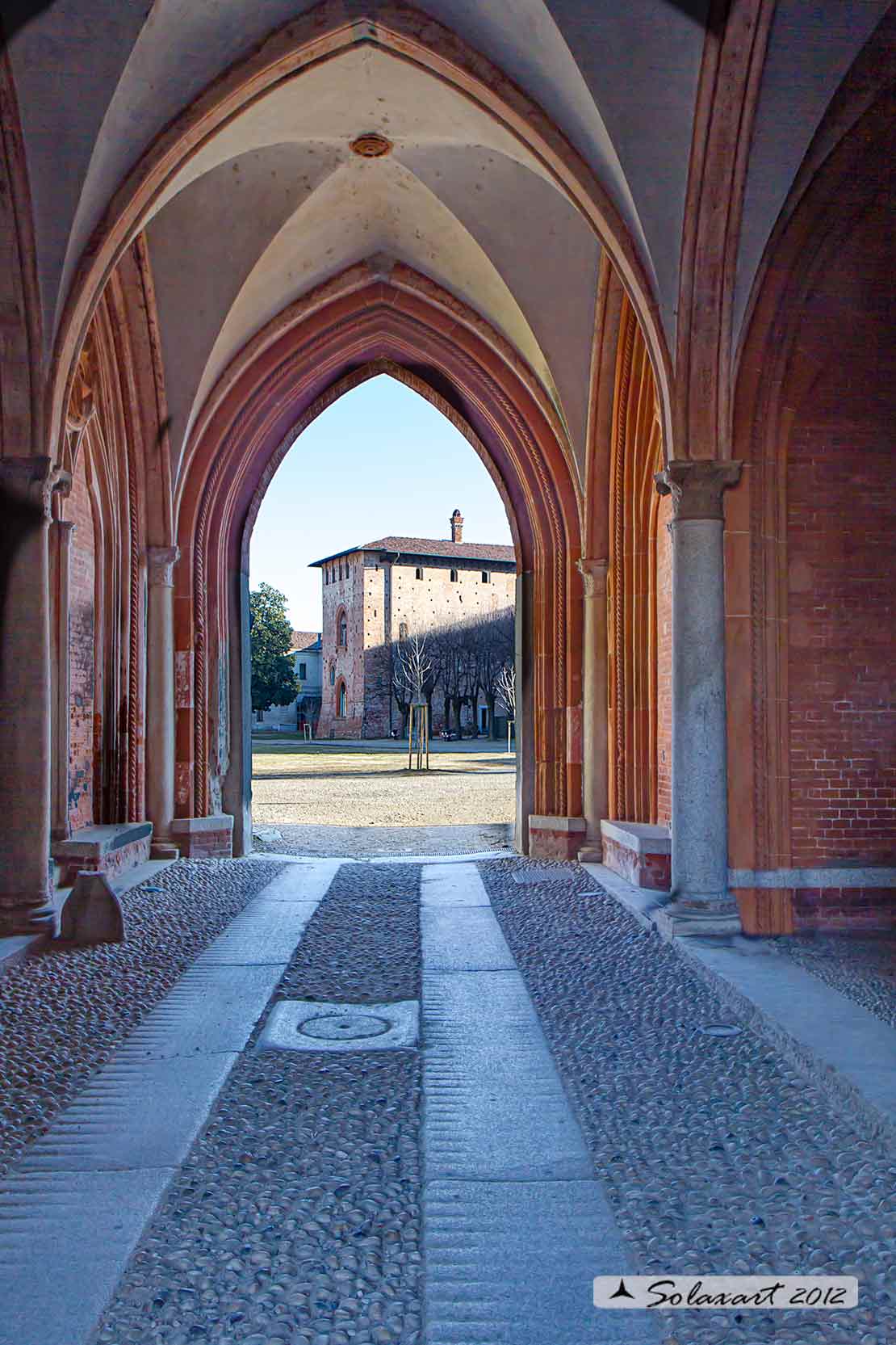 Castello Sforzesco di Vigevano:  la porta carraia