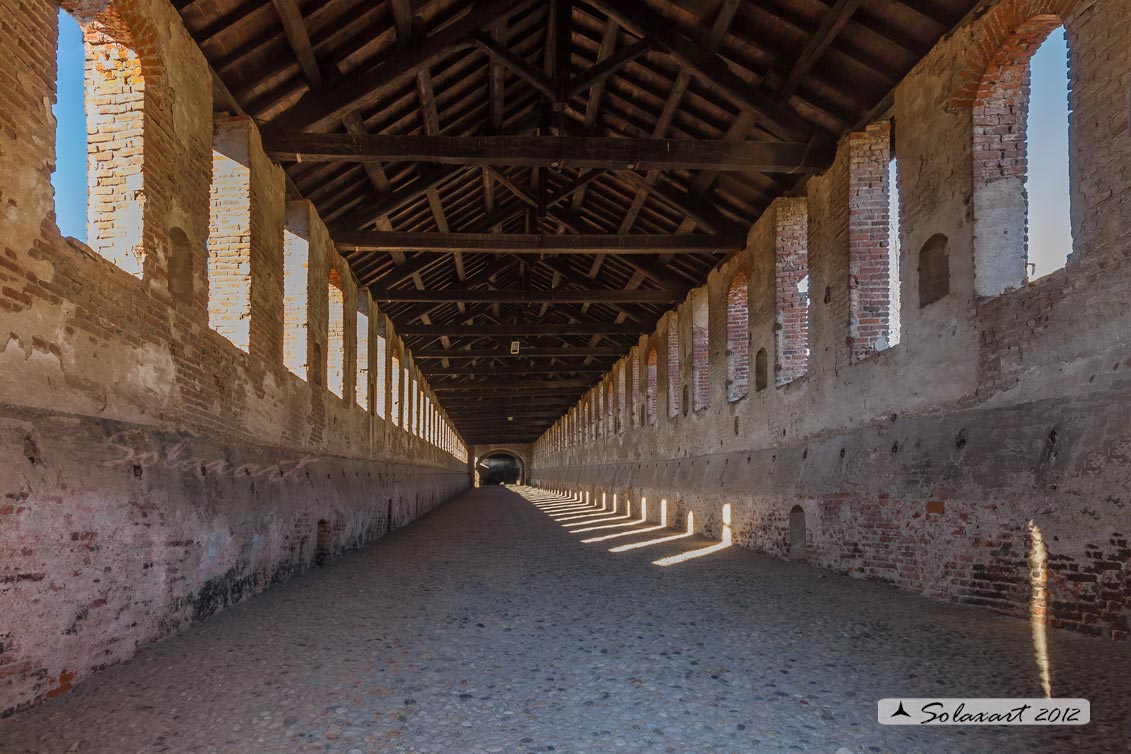 Castello Sforzesco di Vigevano: Strada sopraelevata coperta