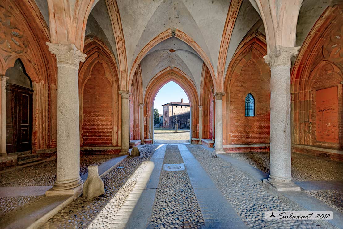 Castello Sforzesco di Vigevano:  la porta carraia