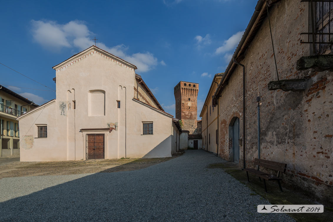 Castello di Balocco - la chiesa di San Michele