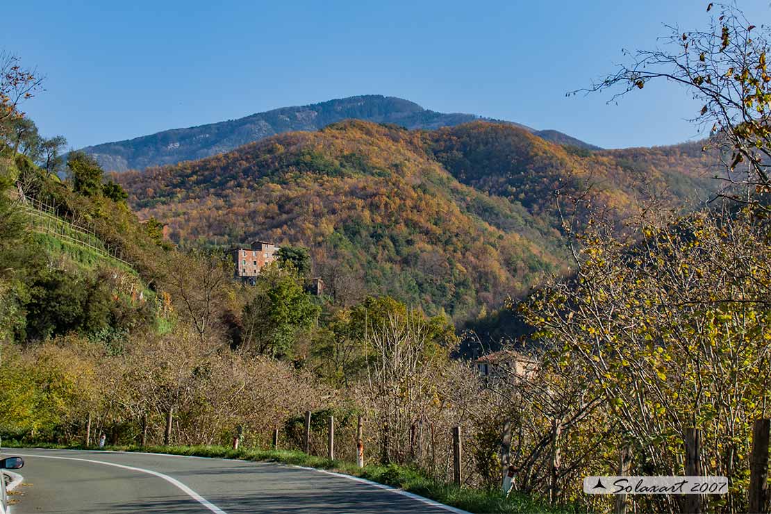 Strada da Chiavari al Passo del Bocco