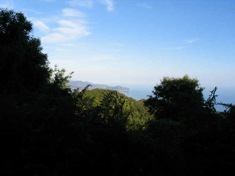 Scorcio sul promontorio di Sestri Levante