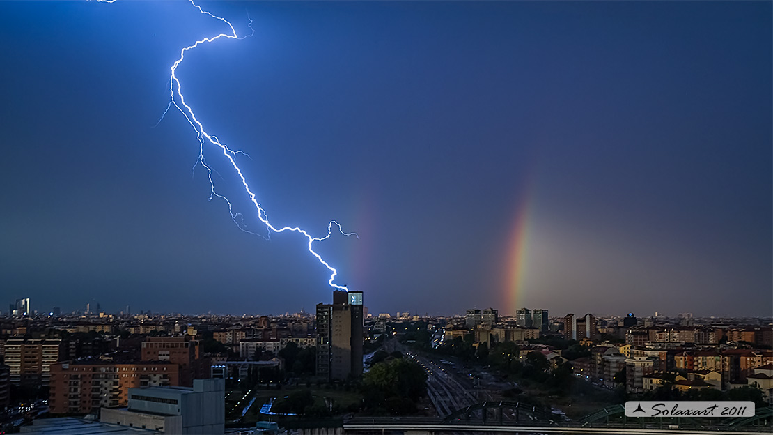 Temporale a Milano 