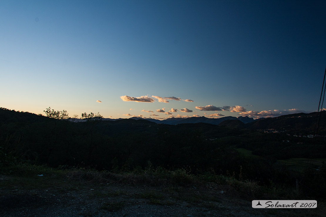 Tramonto da Montevecchia