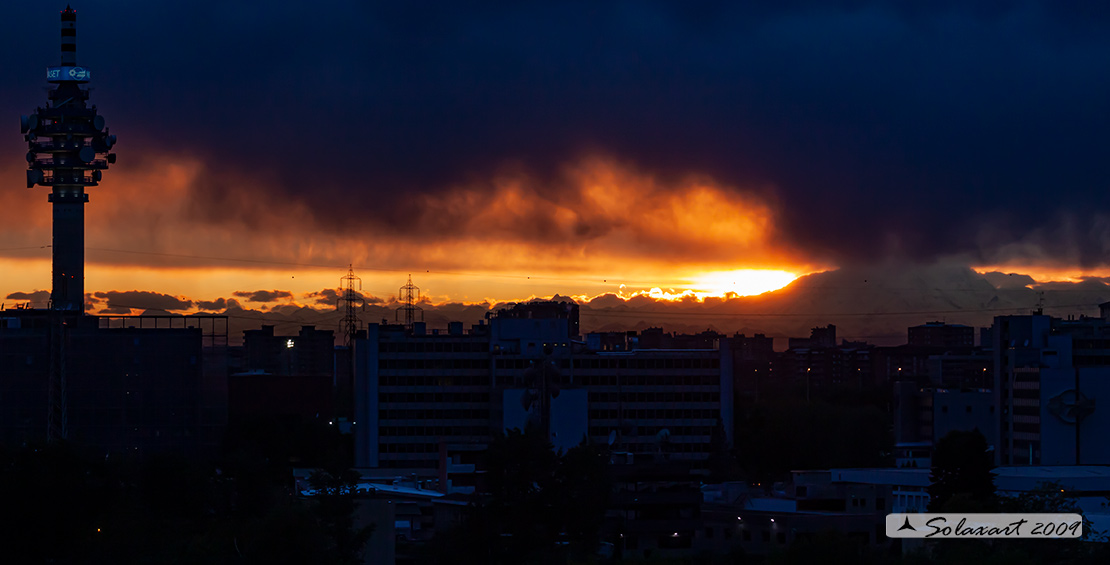 Tramonto sul Monterosa