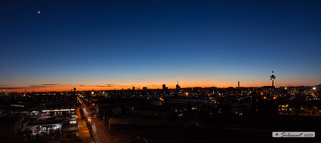 tramonto a Milano