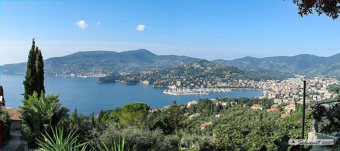 Zoagli, S.Ambrogio, vista sul golfo 