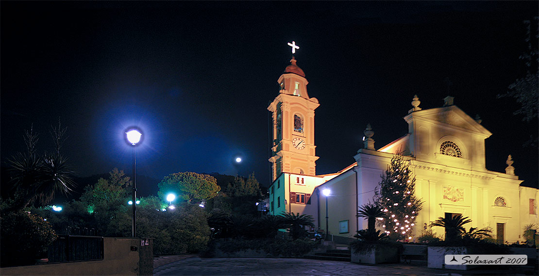 Zoagli, frazione di S.Ambrogio, la Chiesa
