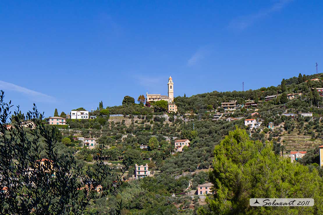 Zoagli, frazione di S.Ambrogio, la Chiesa