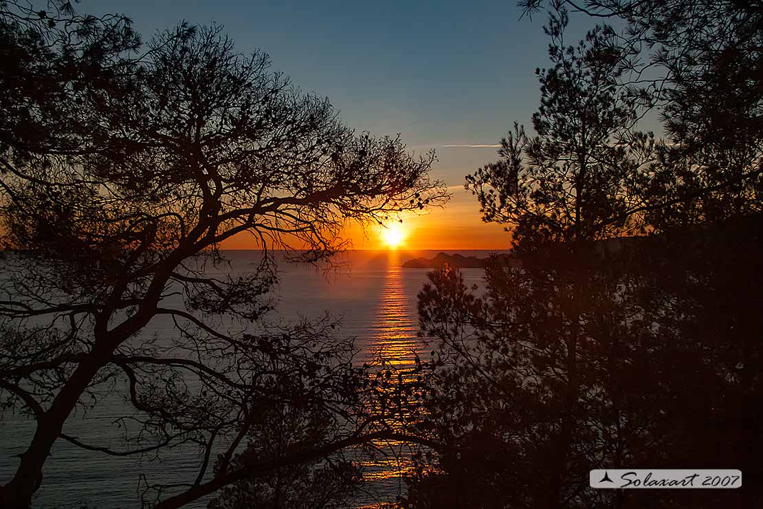 Zoagli - Tigullio-rock al tramonto