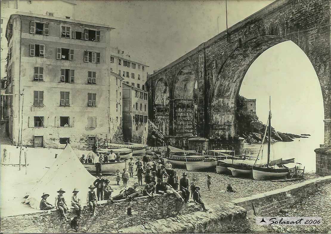 Zoagli 1900 - ferrovia